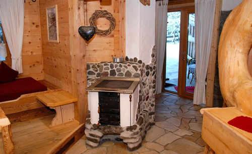 Offener und komfortabler Wohnbereich in den Chalets Moll in Tirol Offener und komfortabler Wohnbereich in den Chalets Moll in Tirol