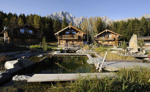 Außenansicht- Bergdorf Priesteregg in Leogang