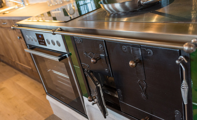 Küche mit Oma-Ofen - Prenner Alm Hauser Kaibling