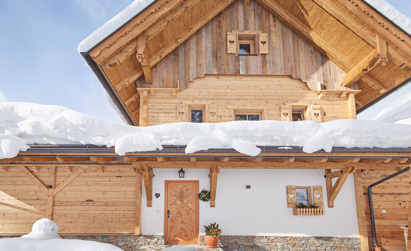 Außenansicht Winter- Almidylle Piredt in Salzburg