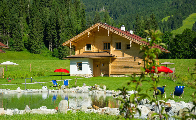 Moderner Hüttenurlaub im Sommer im Chalet Lehenriedl
