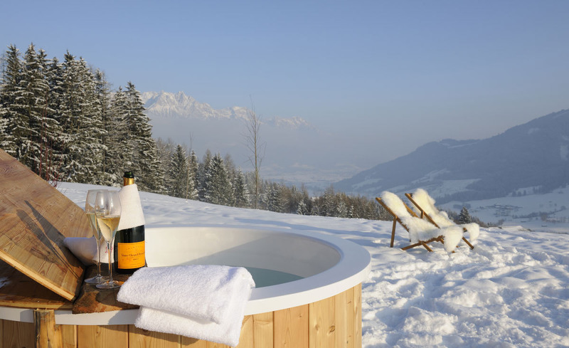 Wellnessurlaub in den Salzburger Bergen im Chalet Priesteregg