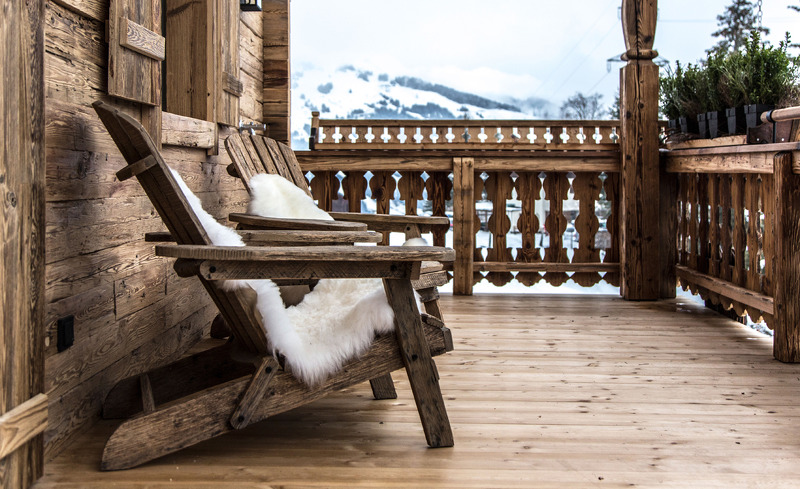 Auszeit auf der Terrasse des Luxuschalets- Saalbach Hinterglemm, Salzburg