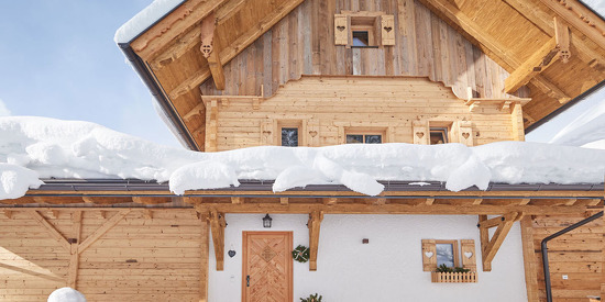 Außenansicht Winter- Almidylle Piredt in Salzburg