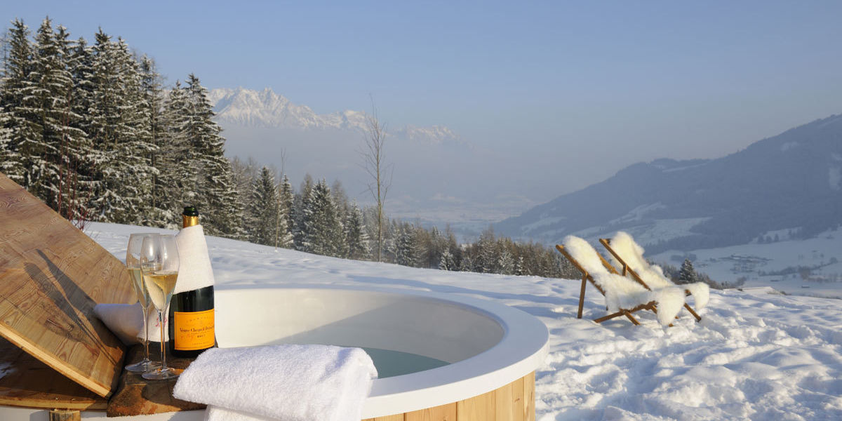 Wellnessurlaub in den Salzburger Bergen im Chalet Priesteregg